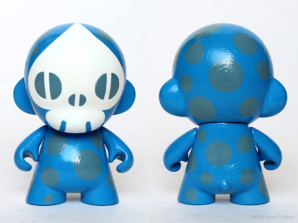 Spade-Skull Micro Munny – Blue : Reactor-88 Store